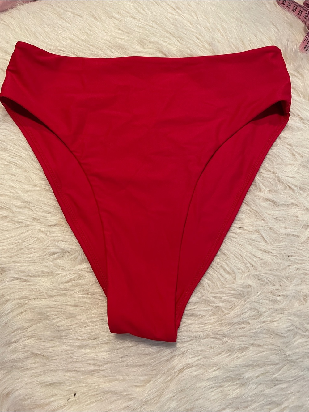 ZIAH Bold Red Swim Bottom 90’s High Waisted 14 / US 10